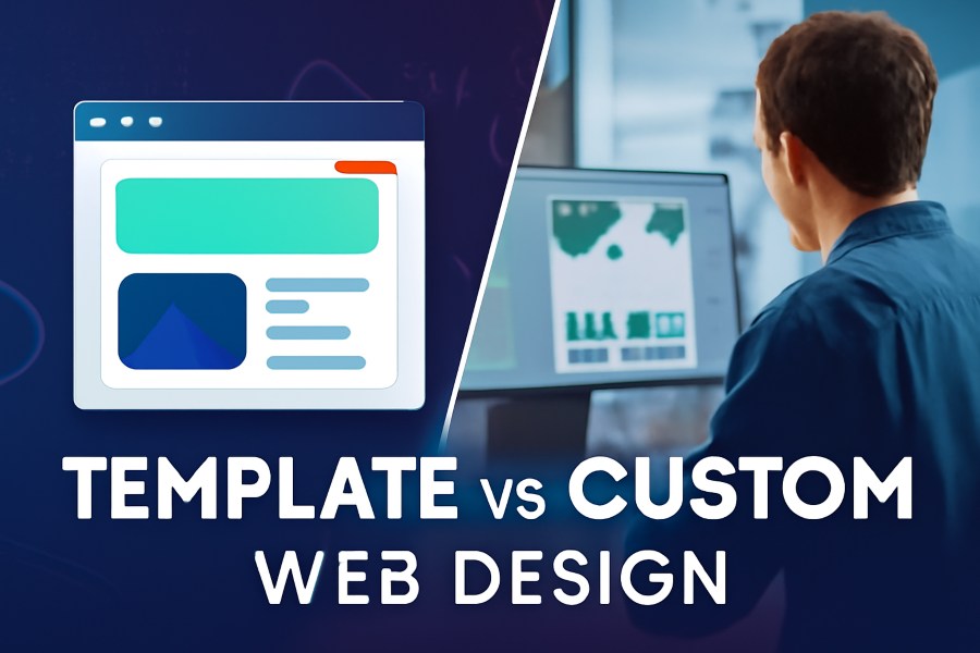 How Do I Decide Between Using a Template or Custom Web Design?